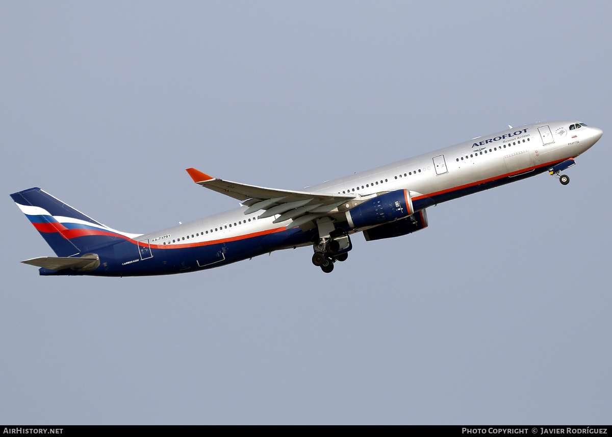 Aircraft Photo of RA-73701 | Airbus A330-343 | Aeroflot - Russian Airlines | AirHistory.net #796441