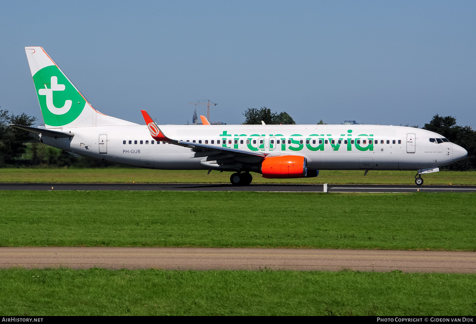 Aircraft Photo of PH-GUB | Boeing 737-8EH | Transavia | AirHistory.net #796454