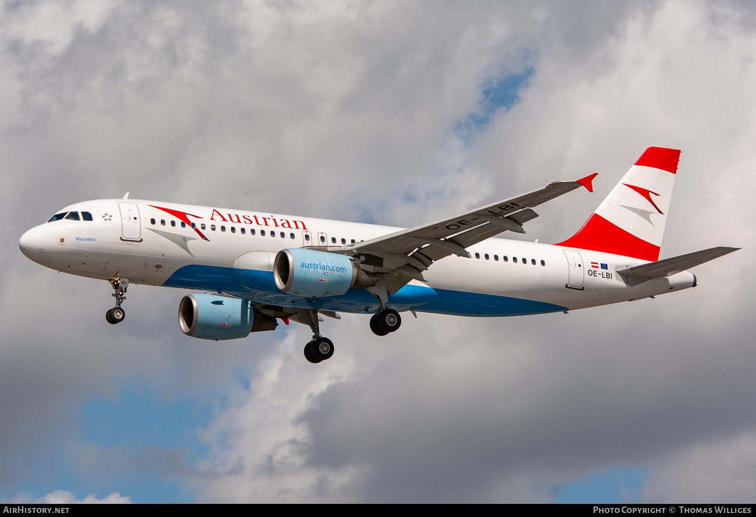 Aircraft Photo of OE-LBI | Airbus A320-214 | Austrian Airlines | AirHistory.net #796479