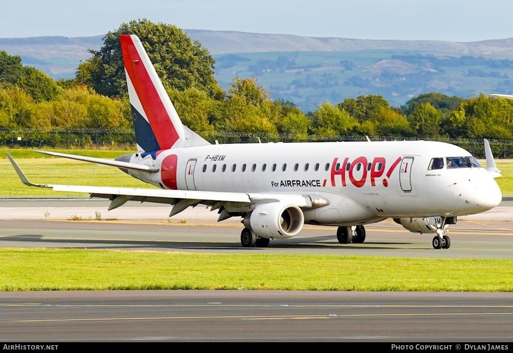 Aircraft Photo of F-HBXM | Embraer 170STD (ERJ-170-100STD) | Hop! | AirHistory.net #796493