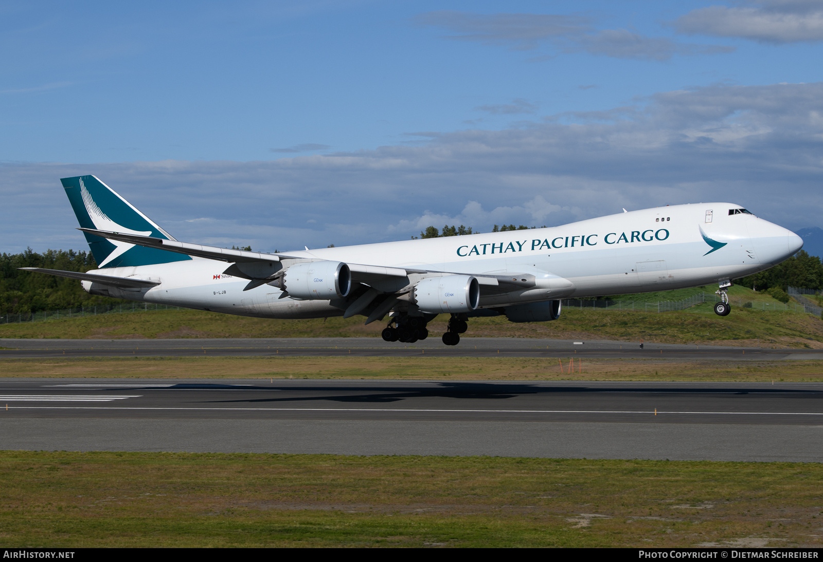 Aircraft Photo of B-LJB | Boeing 747-867F/SCD | Cathay Pacific Airways Cargo | AirHistory.net #796516