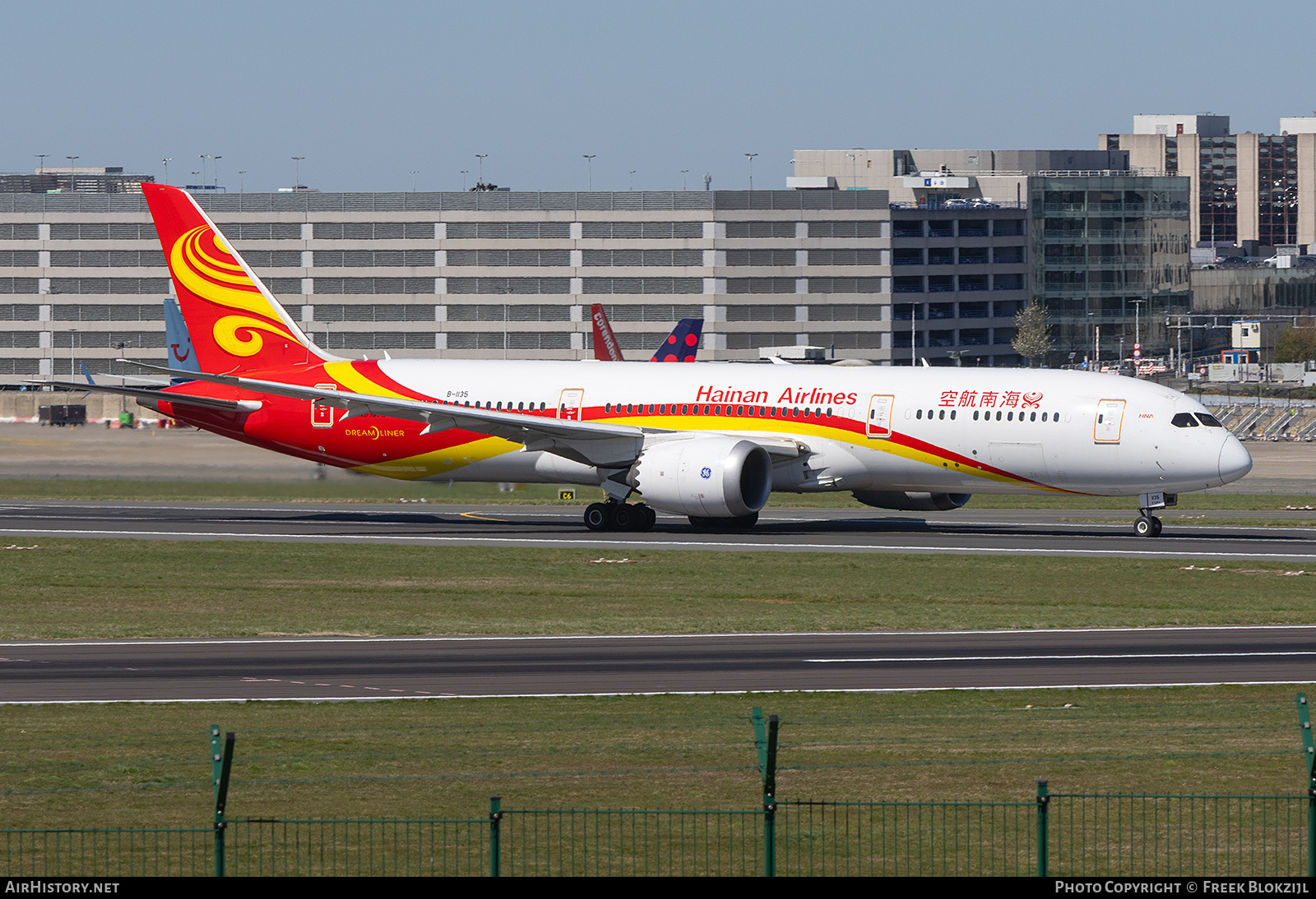 Aircraft Photo of B-1135 | Boeing 787-9 Dreamliner | Hainan Airlines | AirHistory.net #796531
