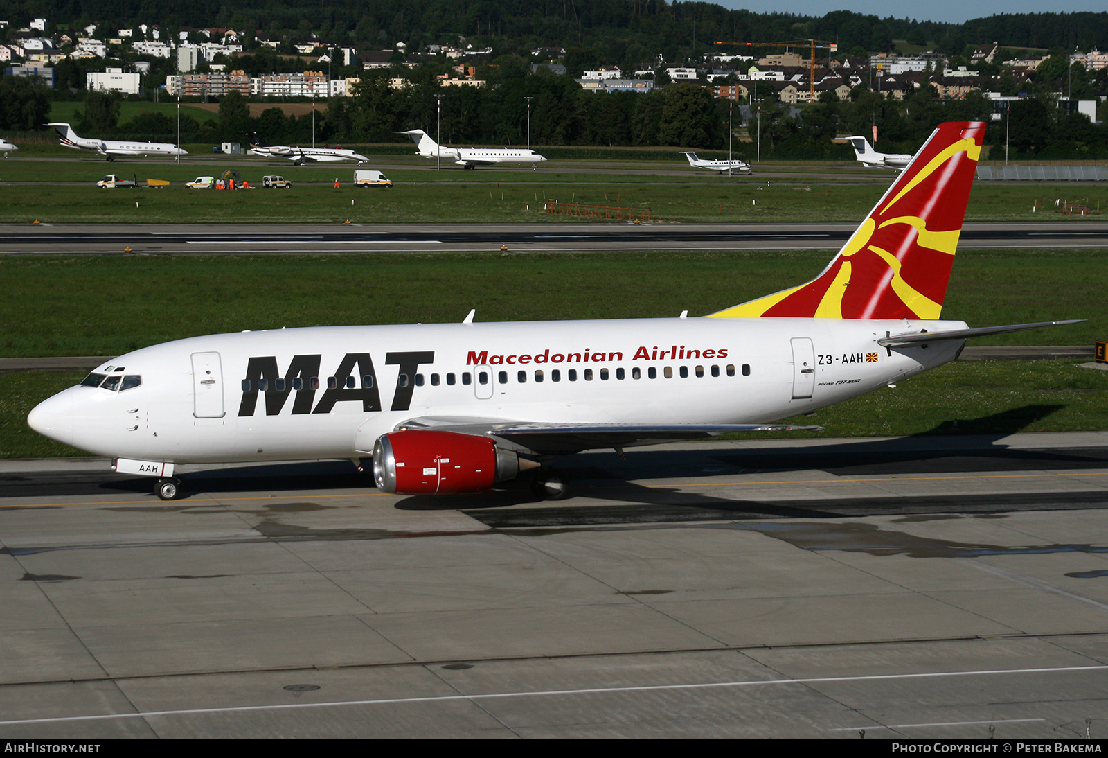 Aircraft Photo of Z3-AAH | Boeing 737-529 | MAT - Macedonian Airlines | AirHistory.net #796536