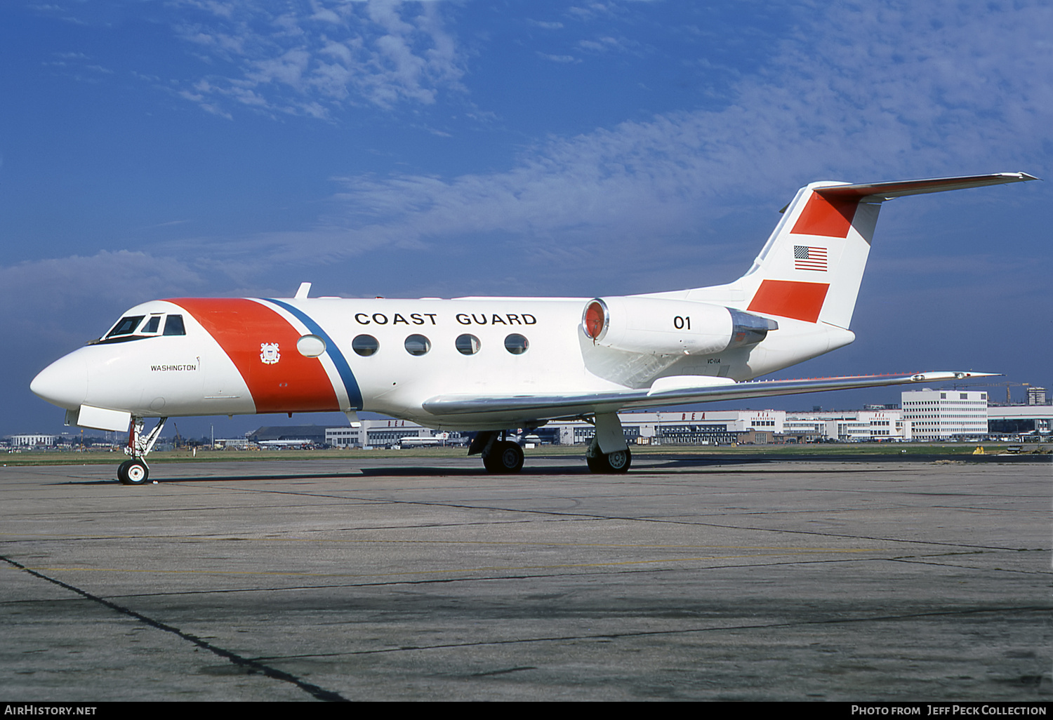 Aircraft Photo of 01 | Grumman VC-11A Gulfstream II (G-1159) | USA - Coast Guard | AirHistory.net #796558