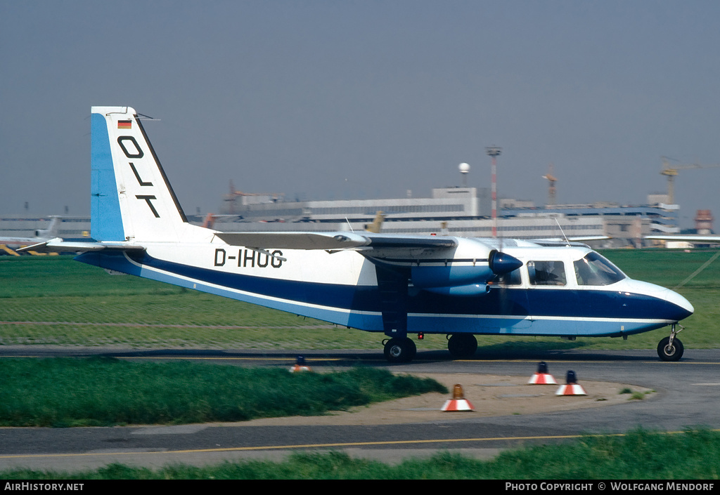Aircraft Photo of D-IHUG | Britten-Norman BN-2A-26 Islander | OLT - Ostfriesische Lufttransport | AirHistory.net #796561