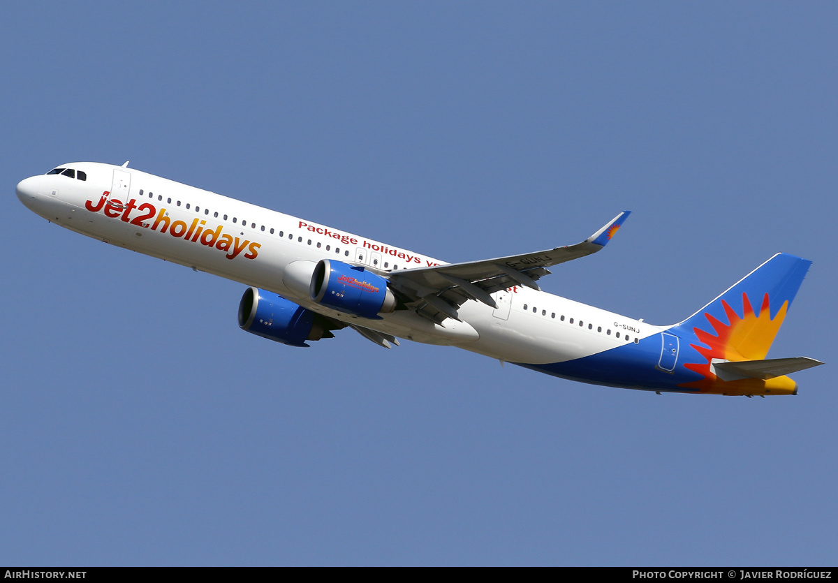 Aircraft Photo of G-SUNJ | Airbus A321-251NX | Jet2 Holidays | AirHistory.net #796575