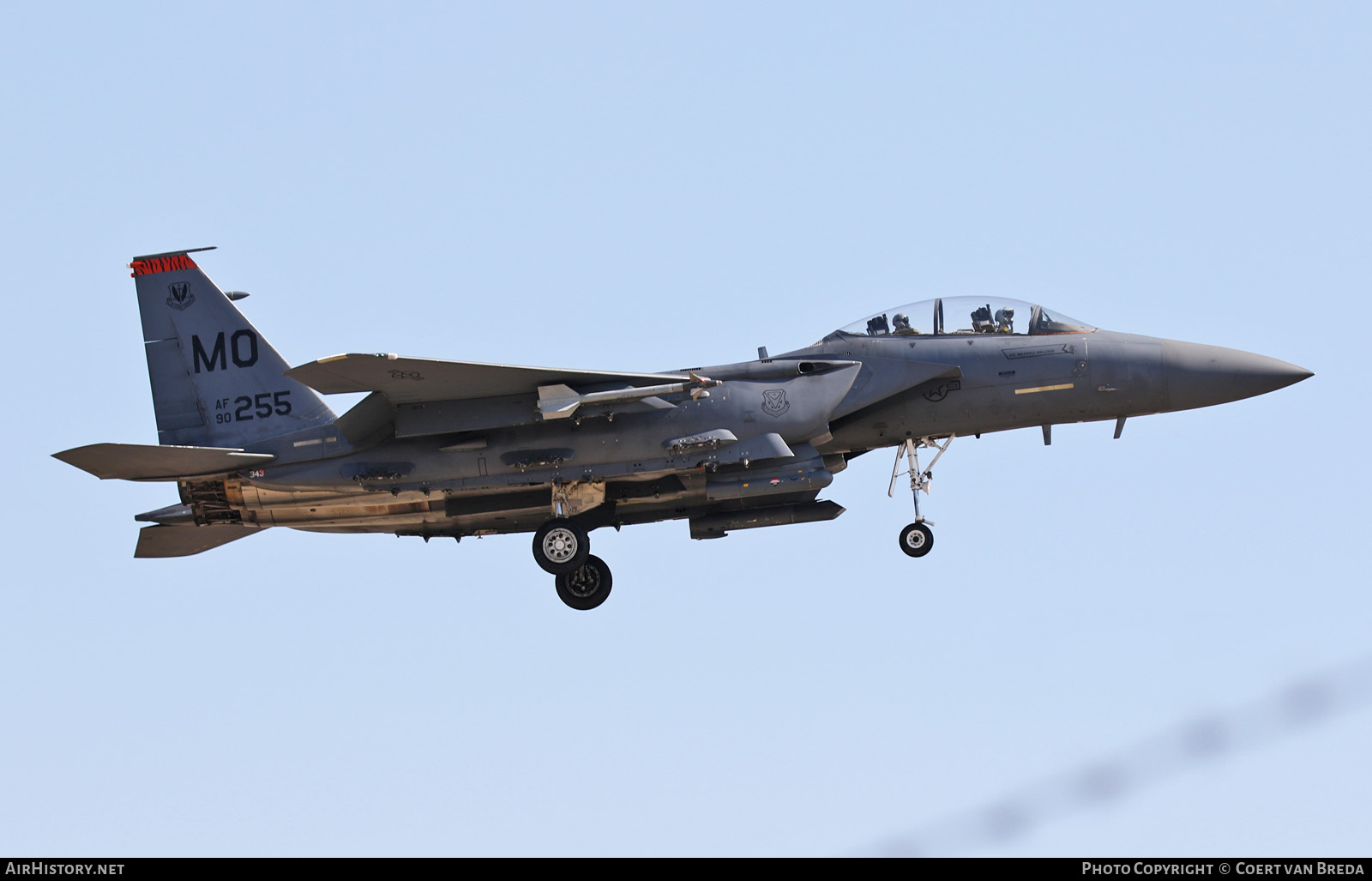 Aircraft Photo of 90-0255 / AF90-255 | Boeing F-15E Strike Eagle | USA - Air Force | AirHistory.net #796586