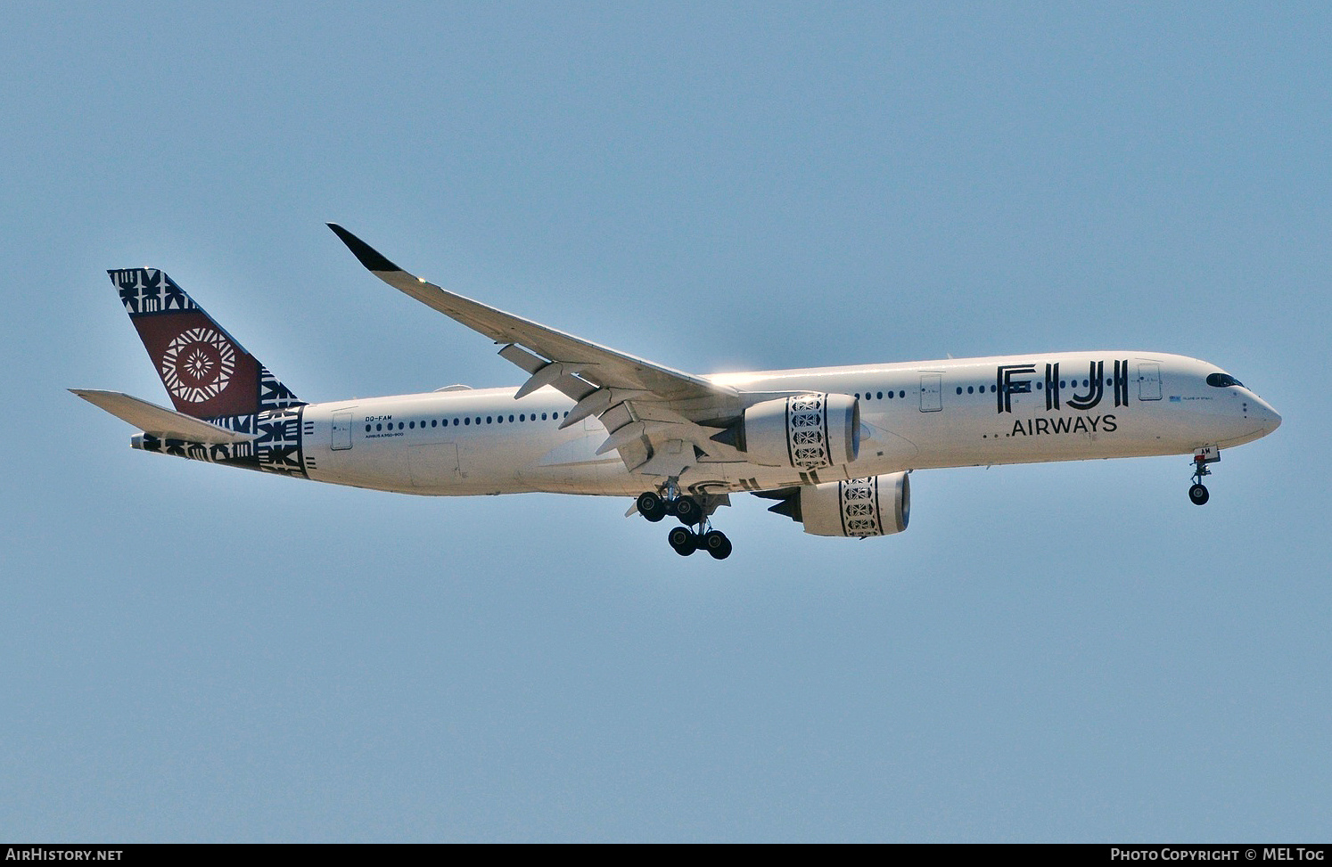 Aircraft Photo of DQ-FAM | Airbus A350-941 | Fiji Airways | AirHistory.net #796590