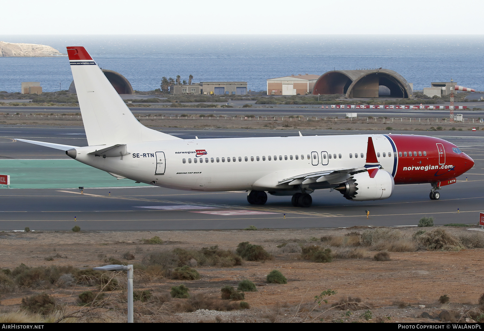Aircraft Photo of SE-RTN | Boeing 737-8 Max 8 | Norwegian | AirHistory.net #796595