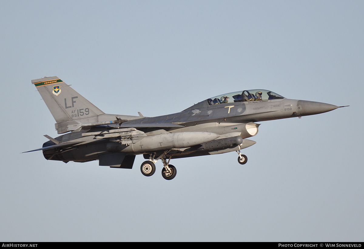Aircraft Photo of 89-2159 / AF89-159 | General Dynamics F-16D Fighting Falcon | USA - Air Force | AirHistory.net #796604