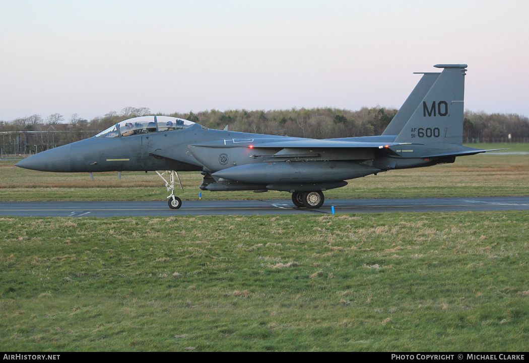 Aircraft Photo of 91-0600 / AF91-600 | Boeing F-15E Strike Eagle | USA - Air Force | AirHistory.net #796629