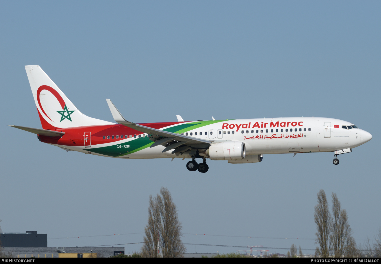 Aircraft Photo of CN-RGH | Boeing 737-86N | Royal Air Maroc - RAM | AirHistory.net #796634