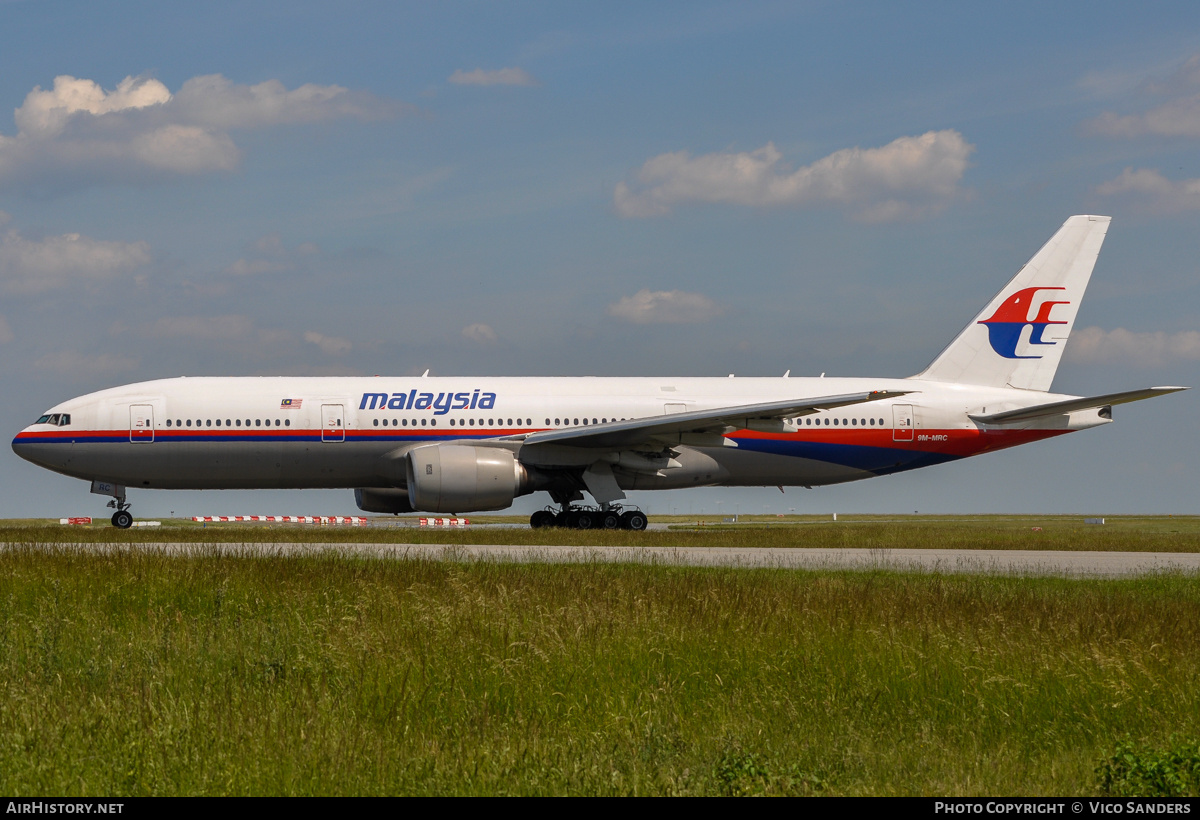 Aircraft Photo of 9M-MRC | Boeing 777-2H6/ER | Malaysia Airlines | AirHistory.net #796651
