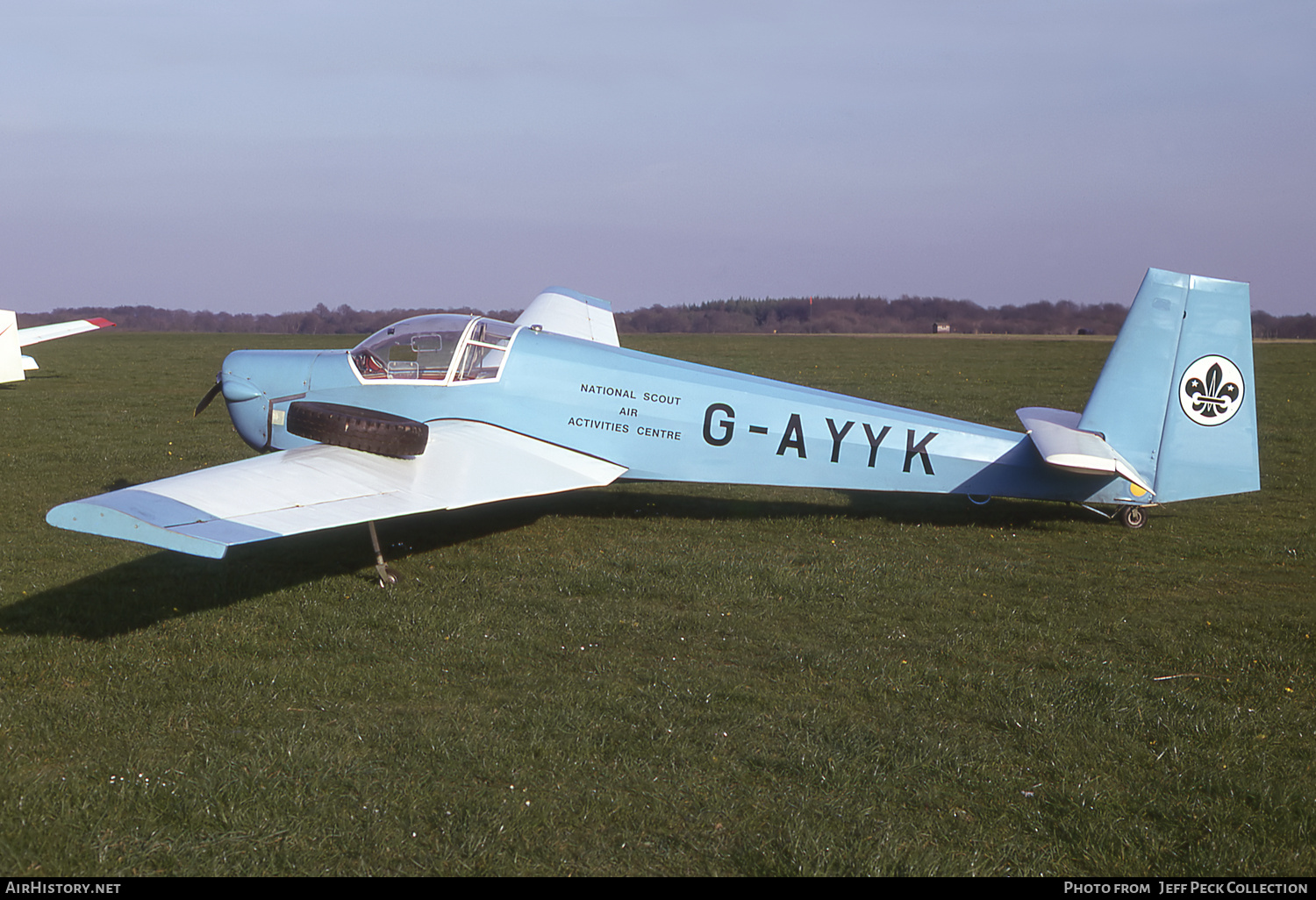Aircraft Photo of G-AYYK | Slingsby T.61A Falke | National Scout Air Activities Centre | AirHistory.net #796653
