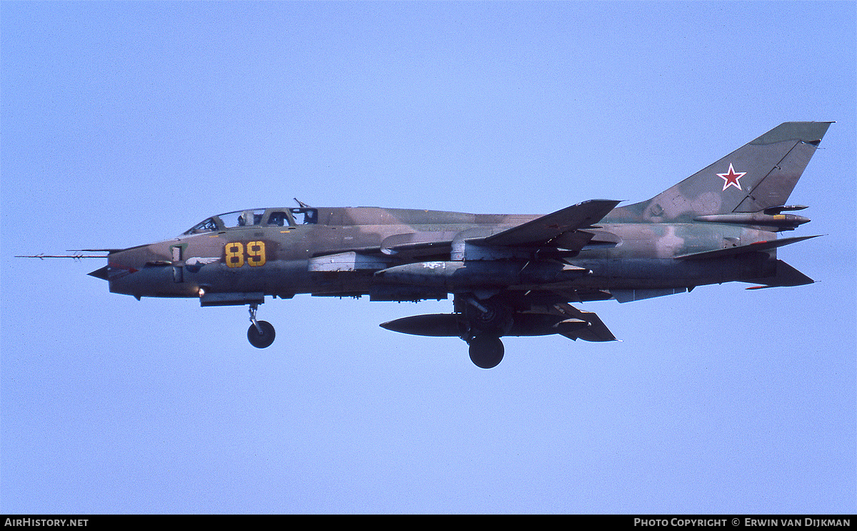 Aircraft Photo of 89 yellow | Sukhoi Su-17UM3 | Soviet Union - Air Force | AirHistory.net #796660