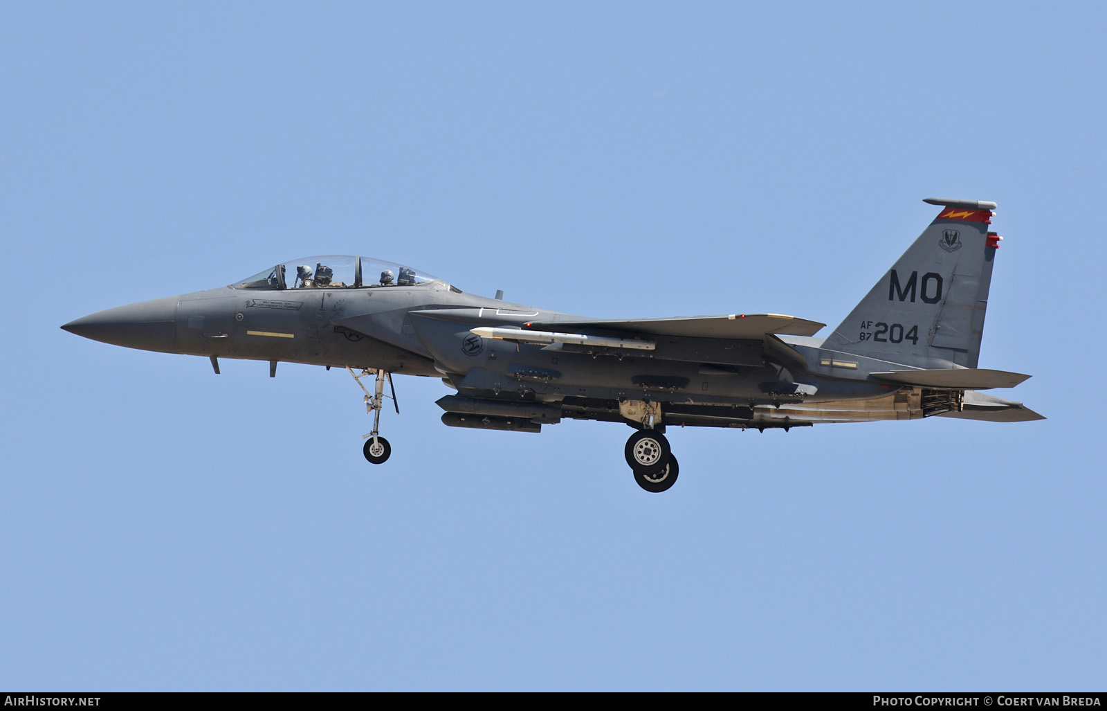 Aircraft Photo of 87-0204 | Boeing F-15E Strike Eagle | USA - Air Force | AirHistory.net #796698