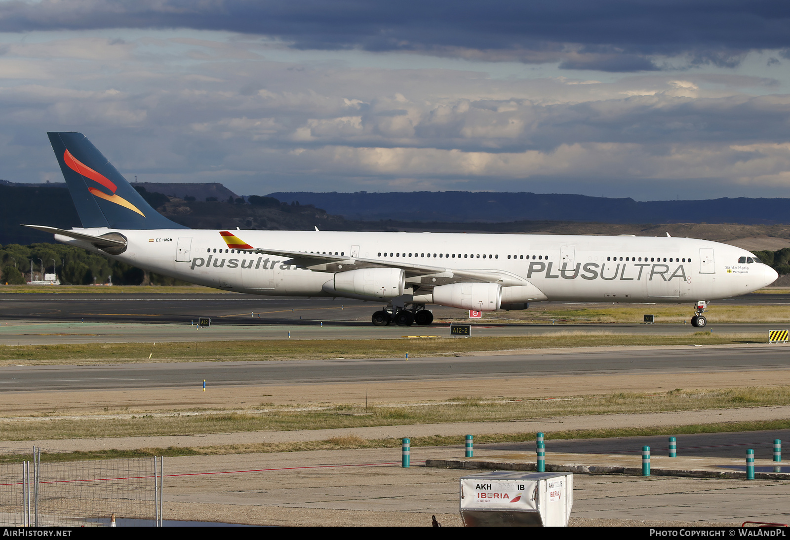 Aircraft Photo of EC-MQM | Airbus A340-313X | Plus Ultra Líneas Aéreas | AirHistory.net #796702