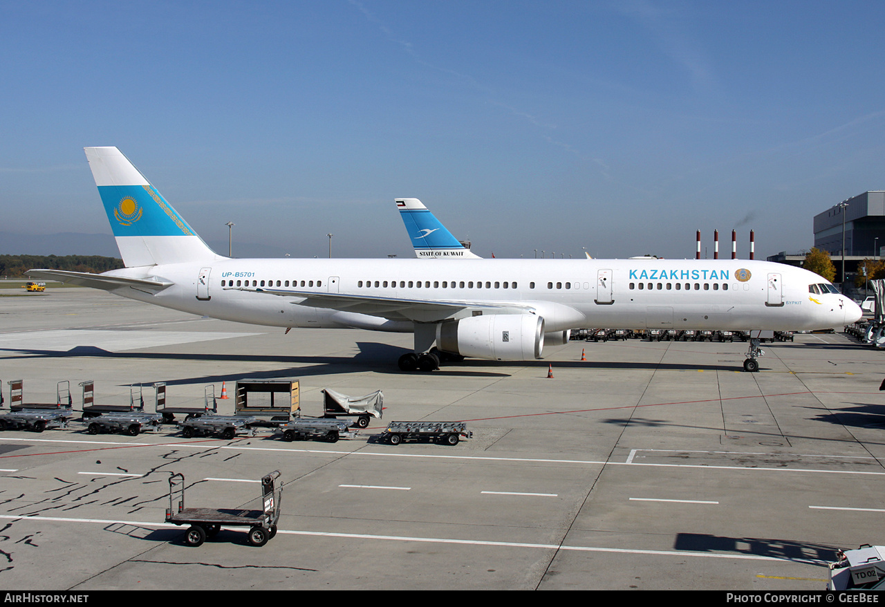 Aircraft Photo of UP-B5701 | Boeing 757-2M6 | Kazakhstan Government | AirHistory.net #796709
