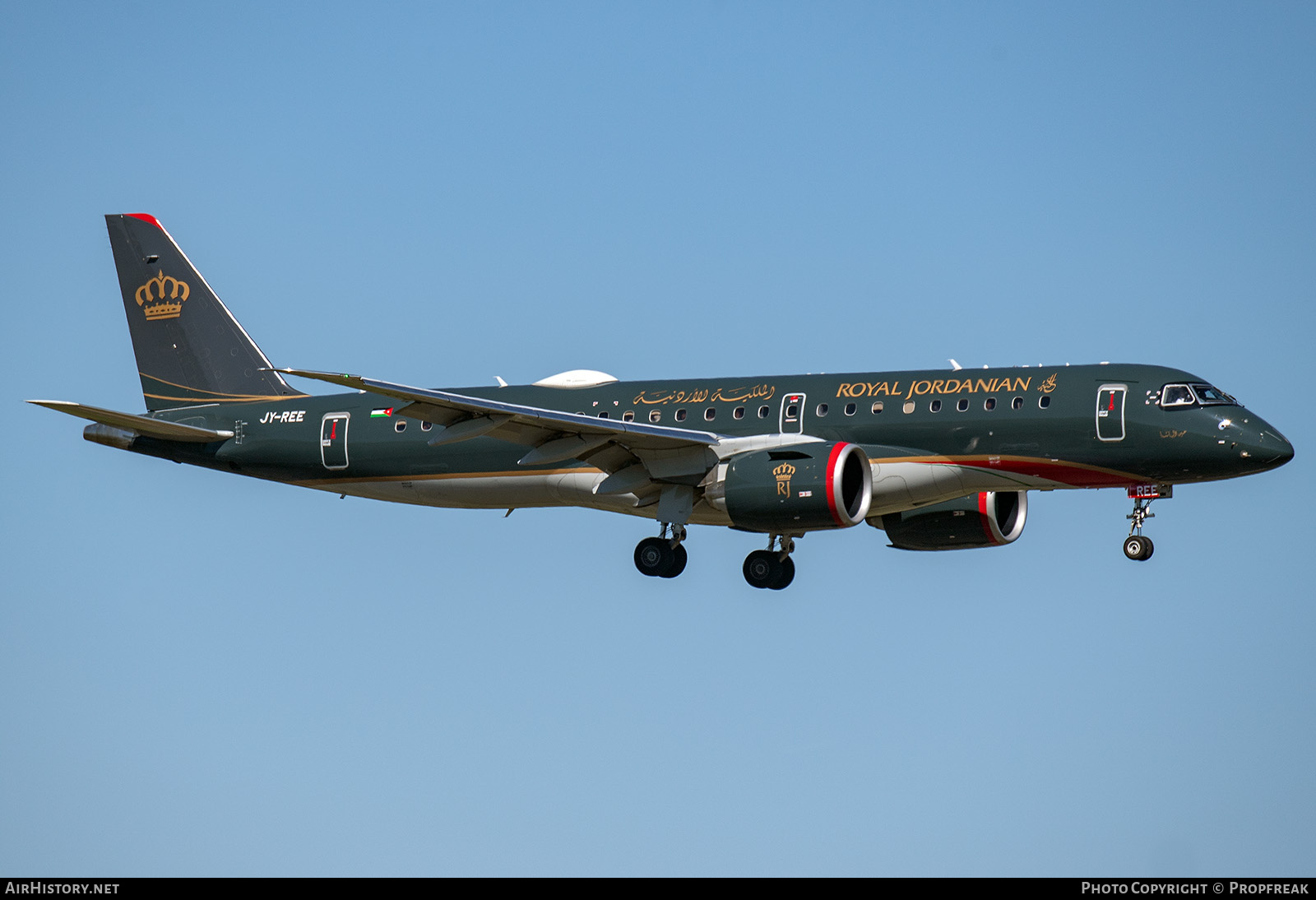 Aircraft Photo of JY-REE | Embraer 190-E2 (ERJ-190-300) | Royal Jordanian Airlines | AirHistory.net #796728