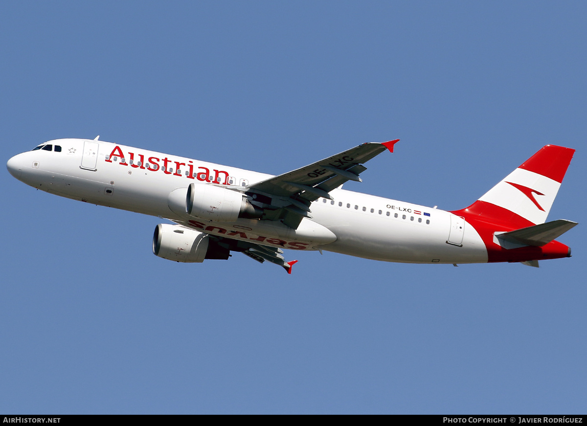 Aircraft Photo of OE-LXC | Airbus A320-216 | Austrian Airlines | AirHistory.net #796733