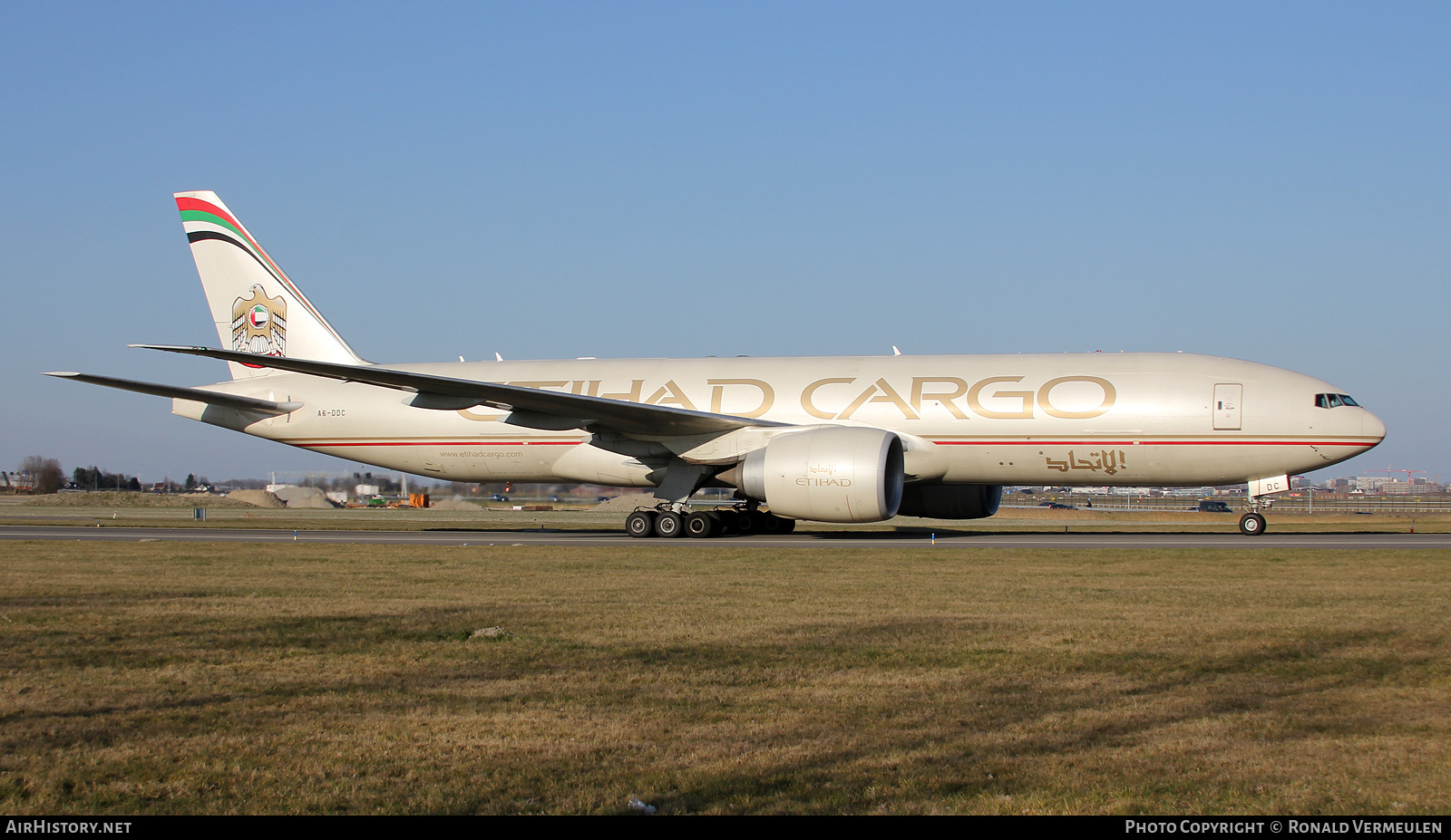 Aircraft Photo of A6-DDC | Boeing 777-FFX | Etihad Airways Cargo | AirHistory.net #796743