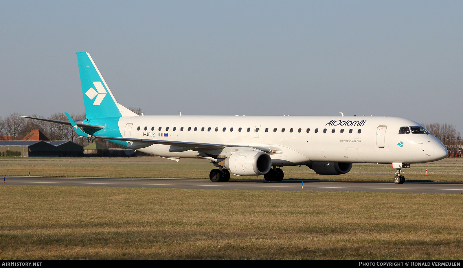 Aircraft Photo of I-ADJZ | Embraer 195LR (ERJ-190-200LR) | Air Dolomiti | AirHistory.net #796744