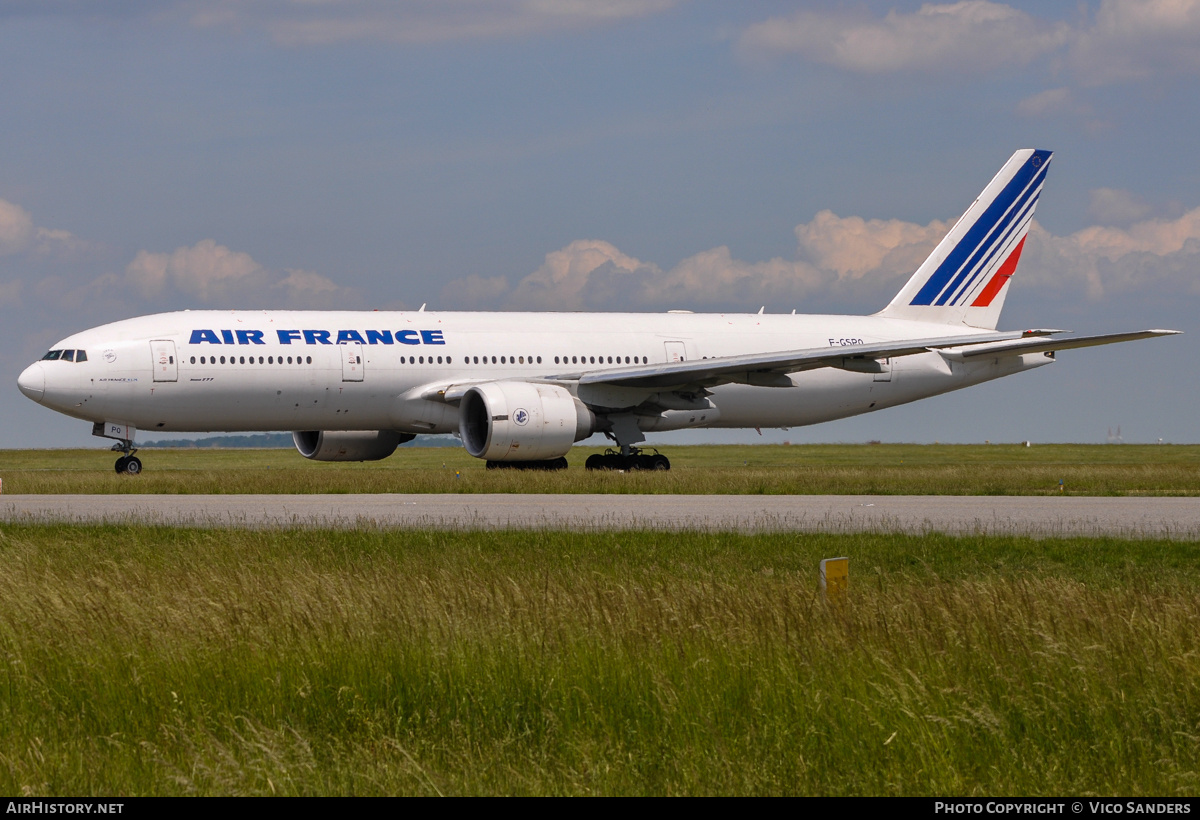 Aircraft Photo of F-GSPQ | Boeing 777-228/ER | Air France | AirHistory.net #796760