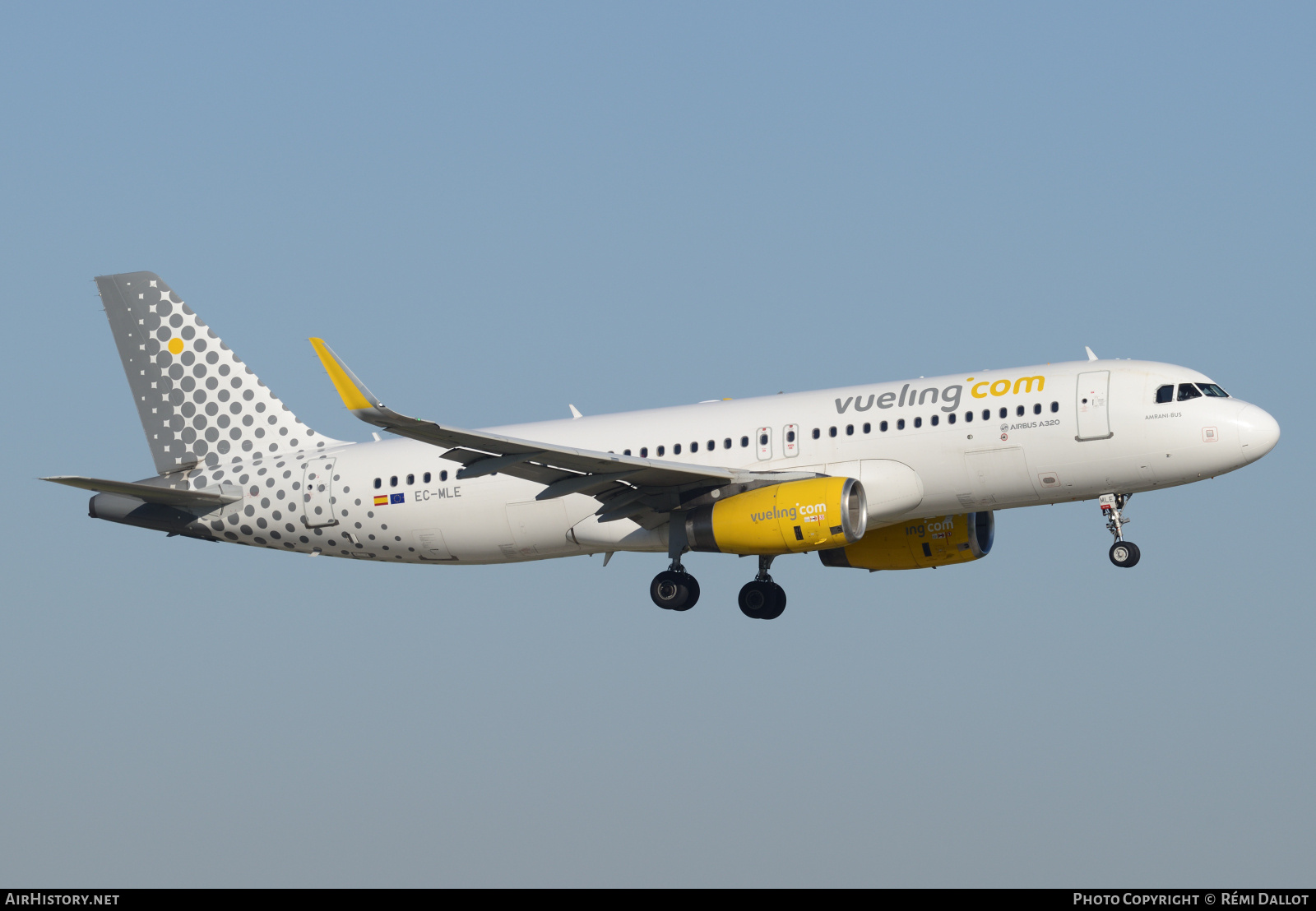 Aircraft Photo of EC-MLE | Airbus A320-232 | Vueling Airlines | AirHistory.net #796770