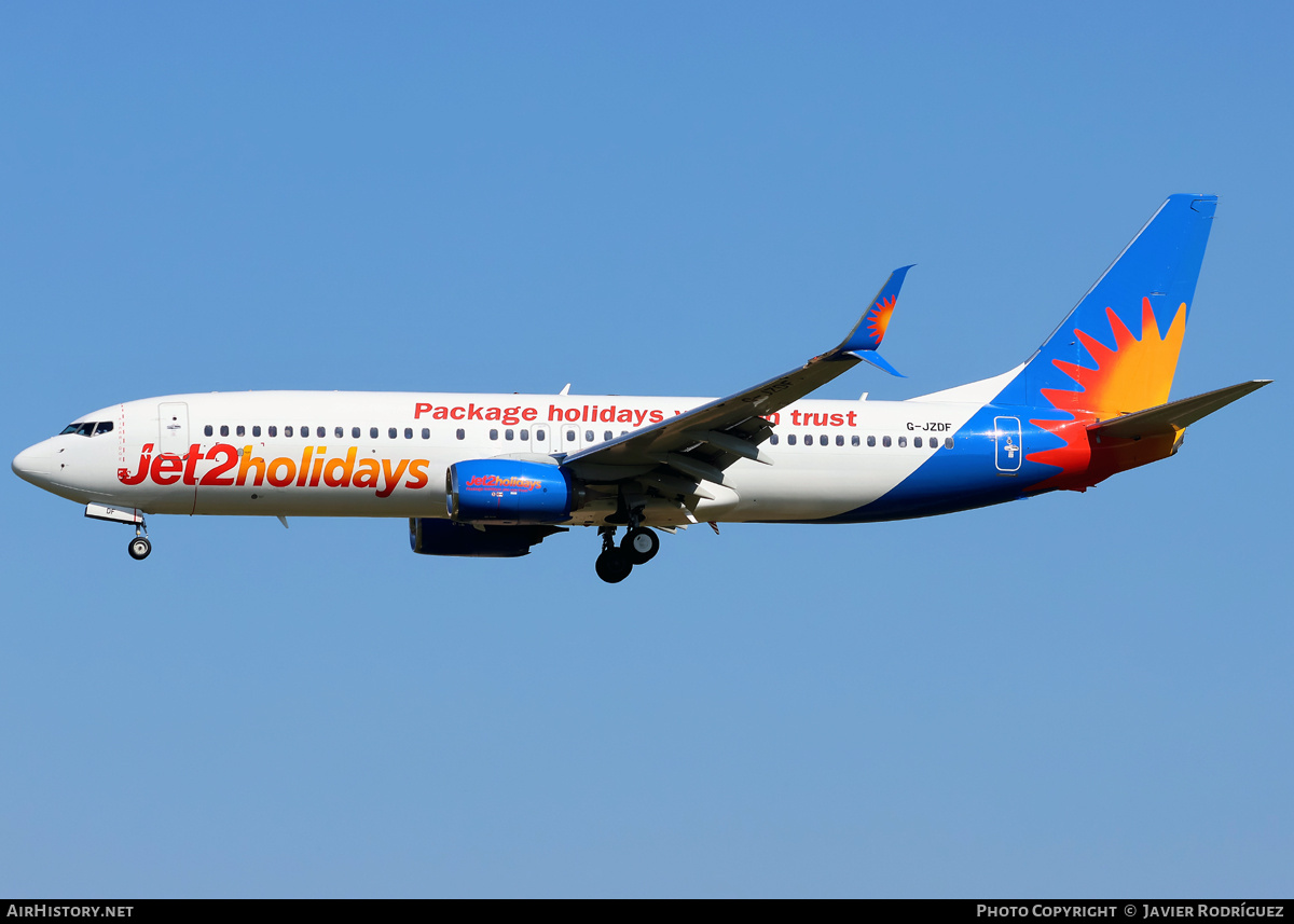 Aircraft Photo of G-JZDF | Boeing 737-8H6 | Jet2 Holidays | AirHistory.net #796797