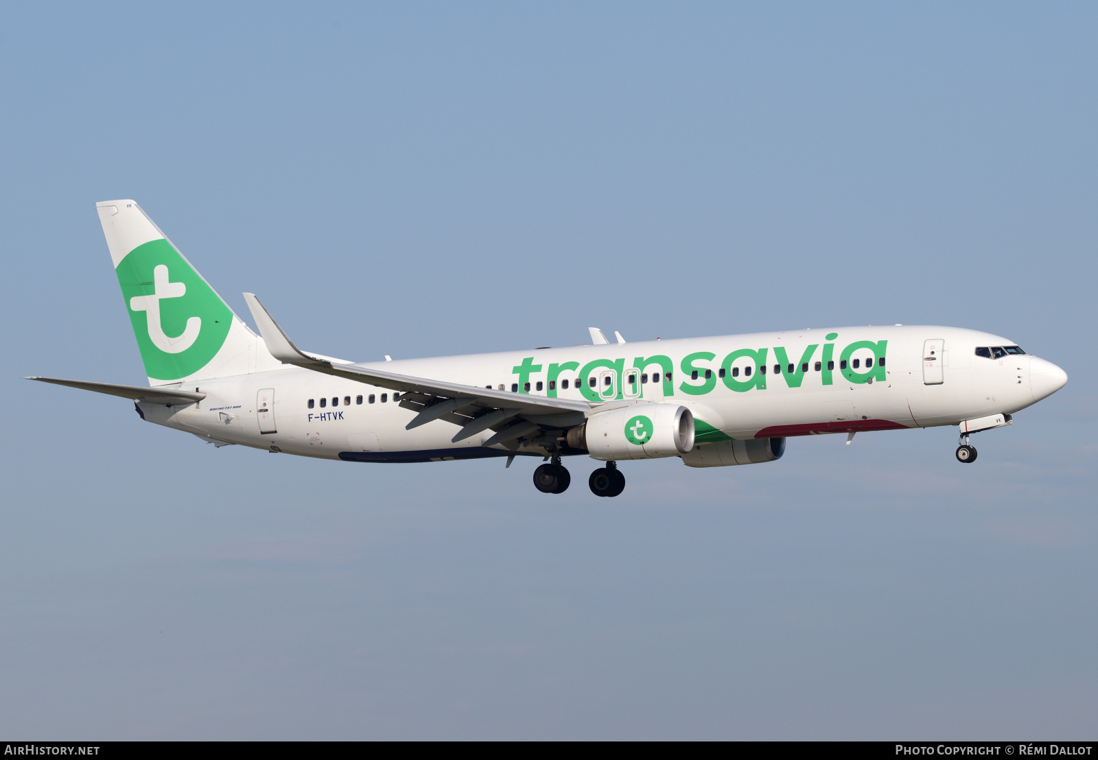 Aircraft Photo of F-HTVK | Boeing 737-84P | Transavia | AirHistory.net #796804