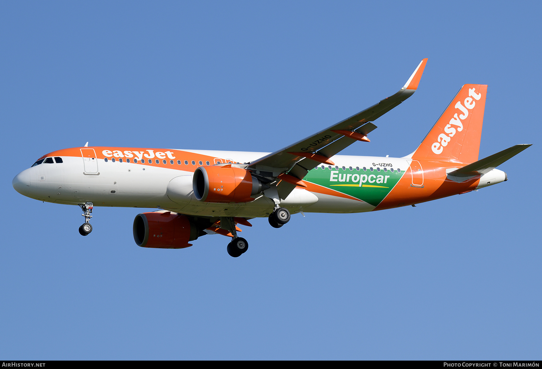 Aircraft Photo of G-UZHO | Airbus A320-251N | EasyJet | AirHistory.net #796817