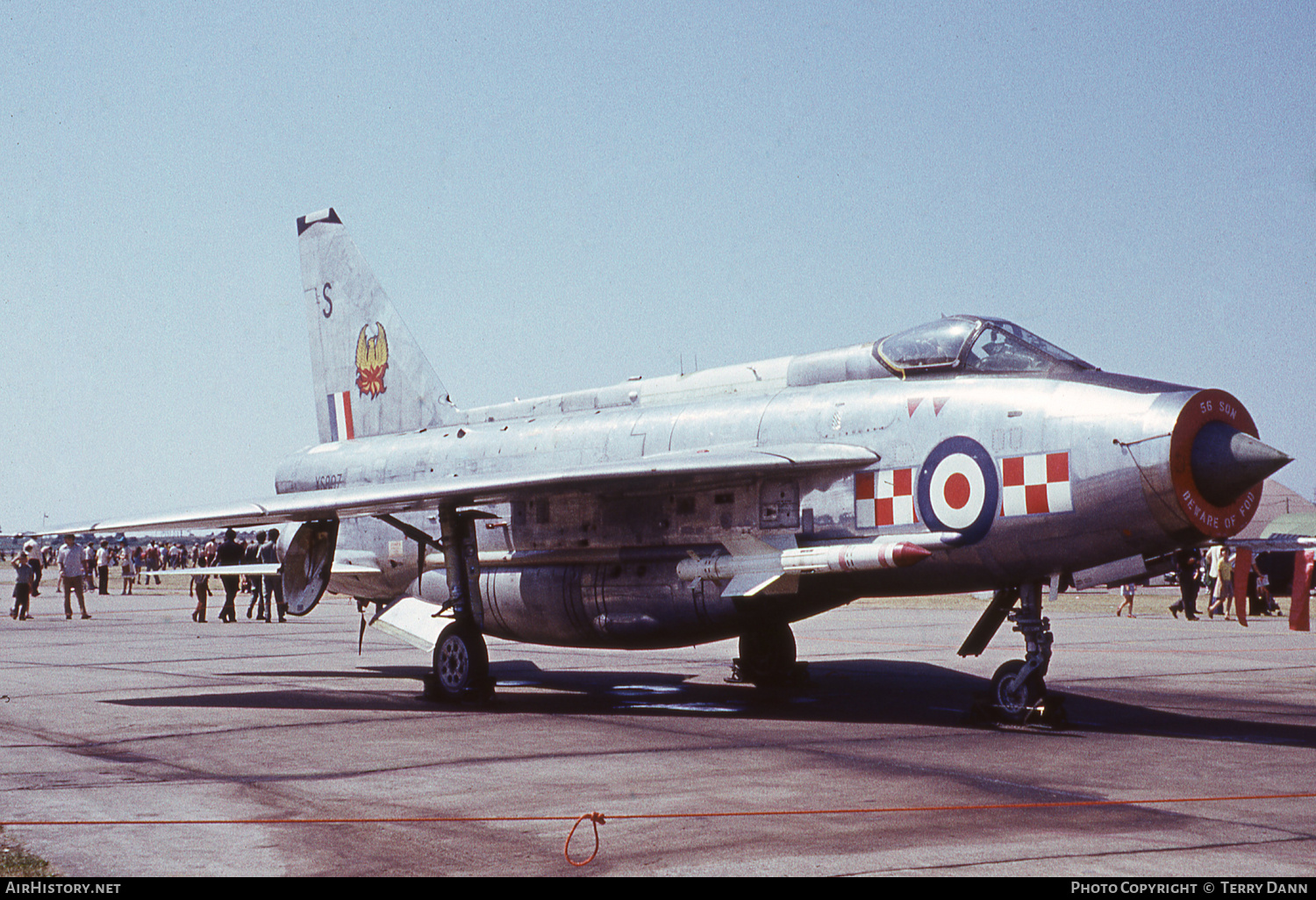 Aircraft Photo of XS897 | English Electric Lightning F6 | UK - Air Force | AirHistory.net #796829