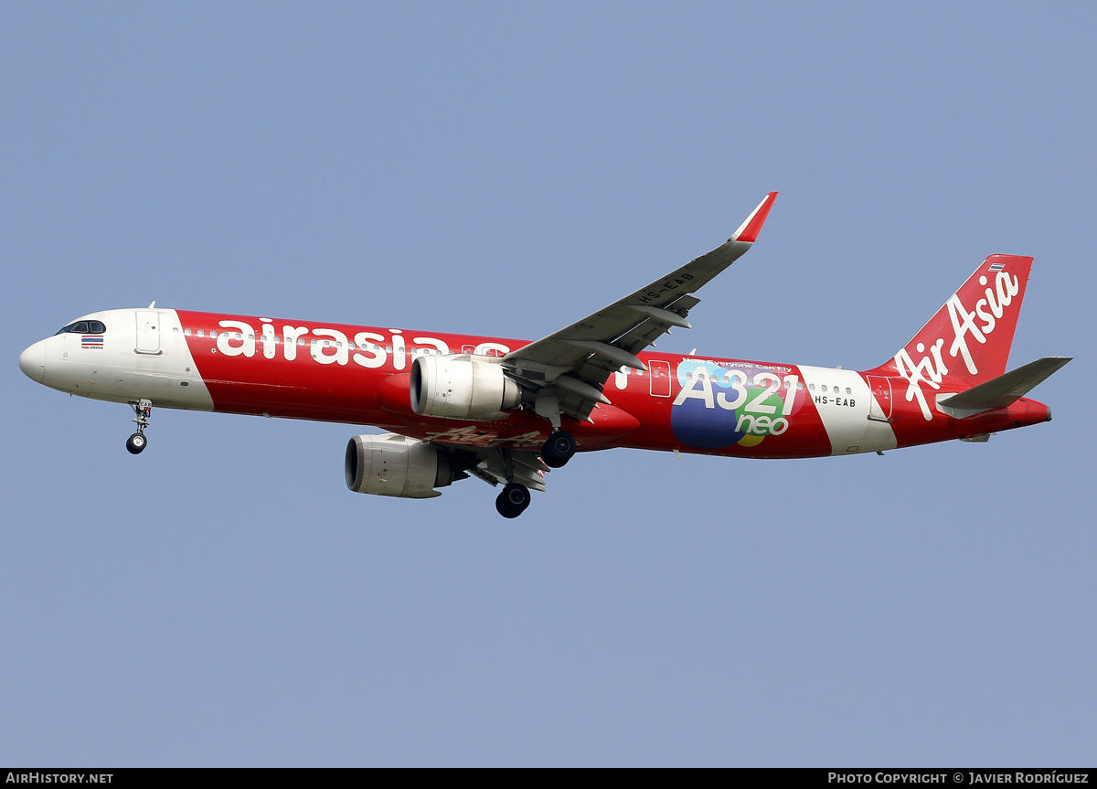 Aircraft Photo of HS-EAB | Airbus A321-251NX | AirAsia | AirHistory.net #796832
