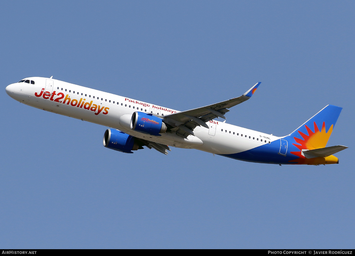 Aircraft Photo of G-SUNL | Airbus A321-251NX | Jet2 Holidays | AirHistory.net #796841