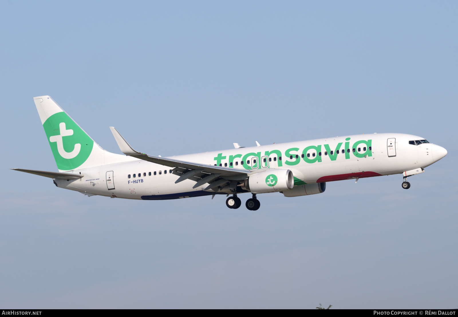 Aircraft Photo of F-HUYB | Boeing 737-800 | Transavia | AirHistory.net #796843
