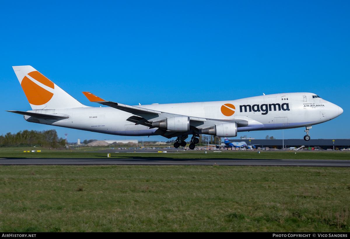 Aircraft Photo of TF-AKD | Boeing 747-409F/SCD | Magma Aviation | AirHistory.net #796861