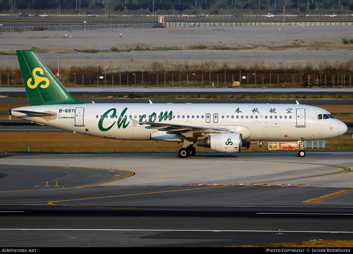 Aircraft Photo of B-6971 | Airbus A320-214 | Spring Airlines | AirHistory.net #796882