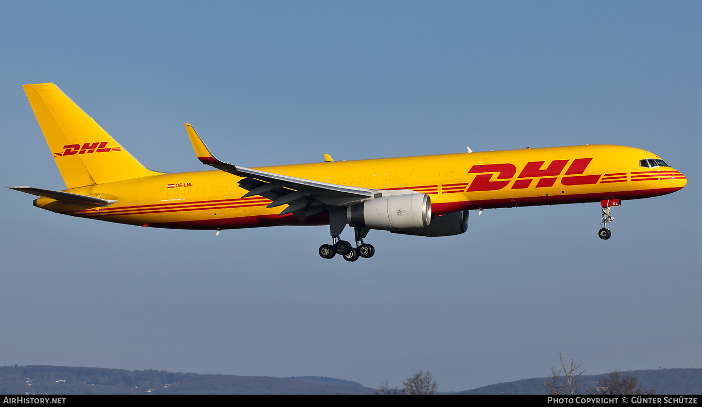 Aircraft Photo of OE-LNL | Boeing 757-223(PCF) | DHL International | AirHistory.net #796883