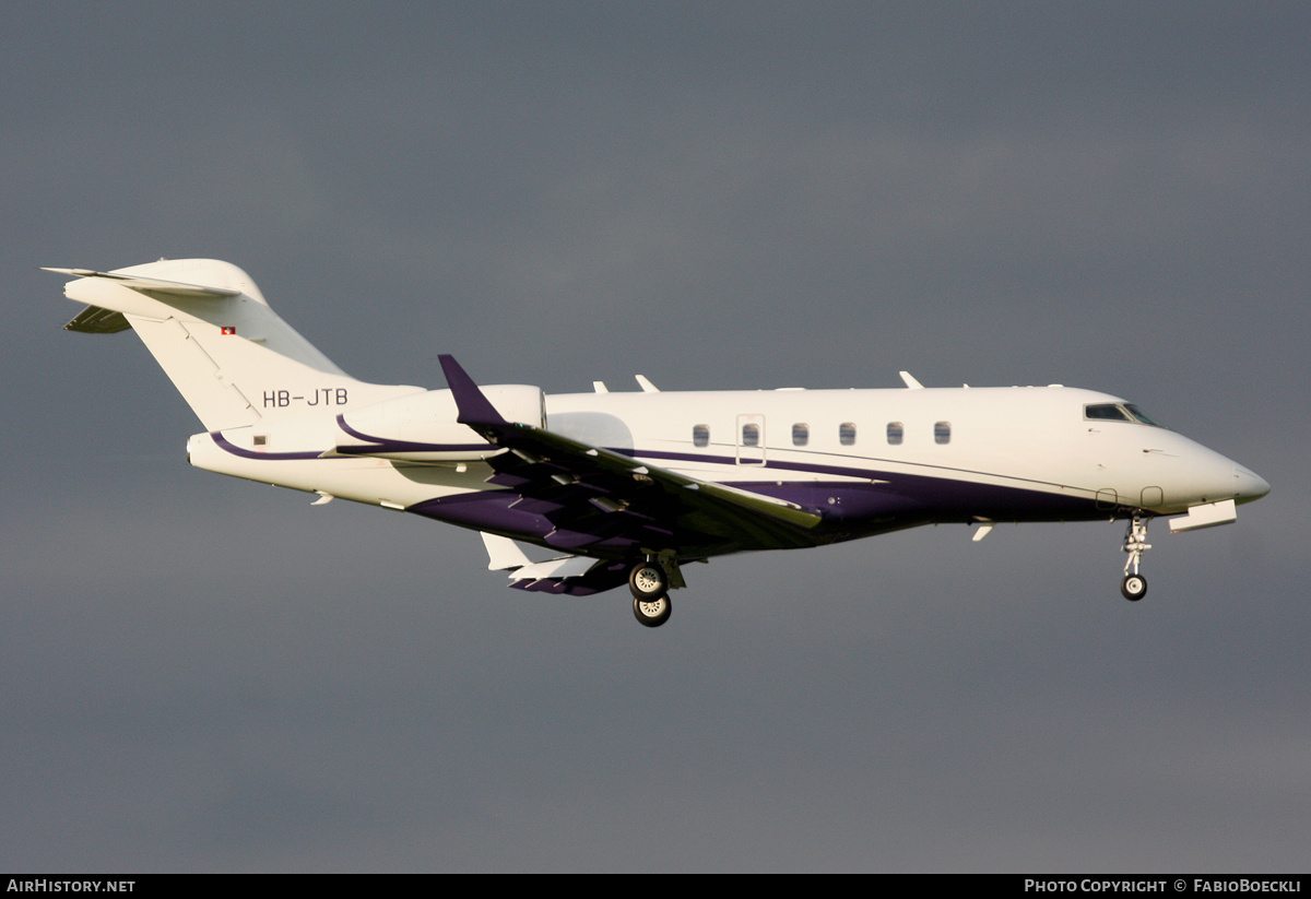 Aircraft Photo of HB-JTB | Bombardier Challenger 300 (BD-100-1A10) | AirHistory.net #796905