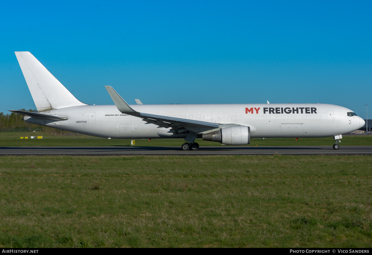 Aircraft Photo of UK-67010 | Boeing 767-31B/ER(BCF) | My Freighter | AirHistory.net #796920