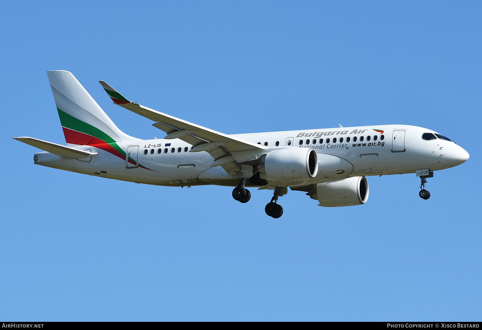 Aircraft Photo of LZ-LIS | Airbus A220-100 (BD-500-1A10) | Bulgaria Air | AirHistory.net #796940
