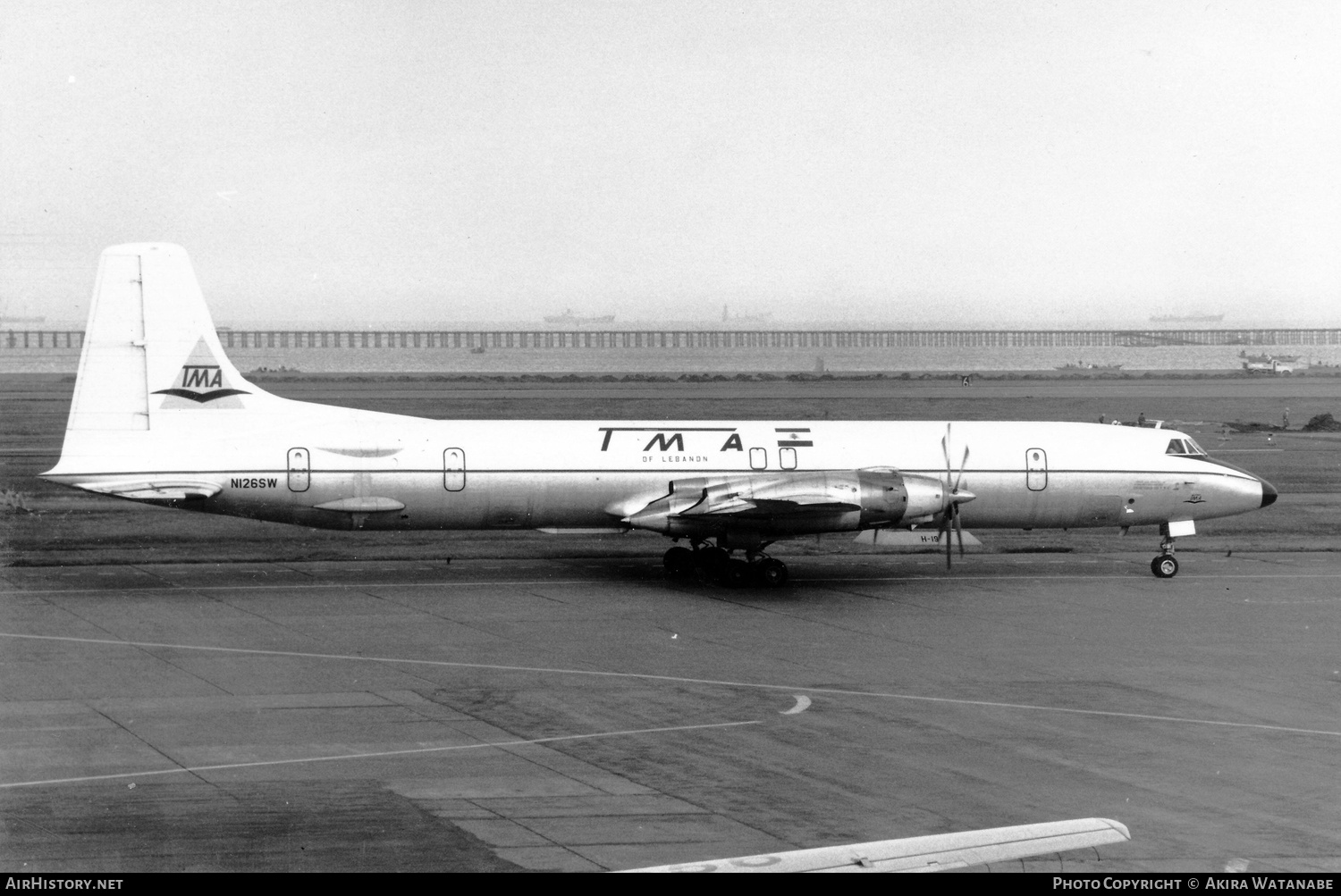 Aircraft Photo of N126SW | Canadair CL-44D4-1 | TMA of Lebanon - Trans Mediterranean Airways | AirHistory.net #796965