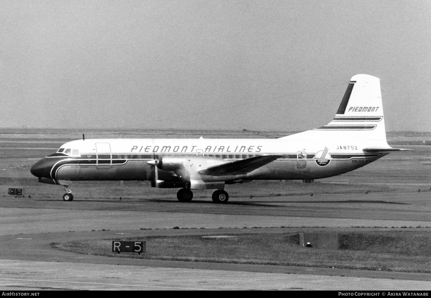 Aircraft Photo of JA8752 | NAMC YS-11A | Piedmont Airlines | AirHistory.net #796989