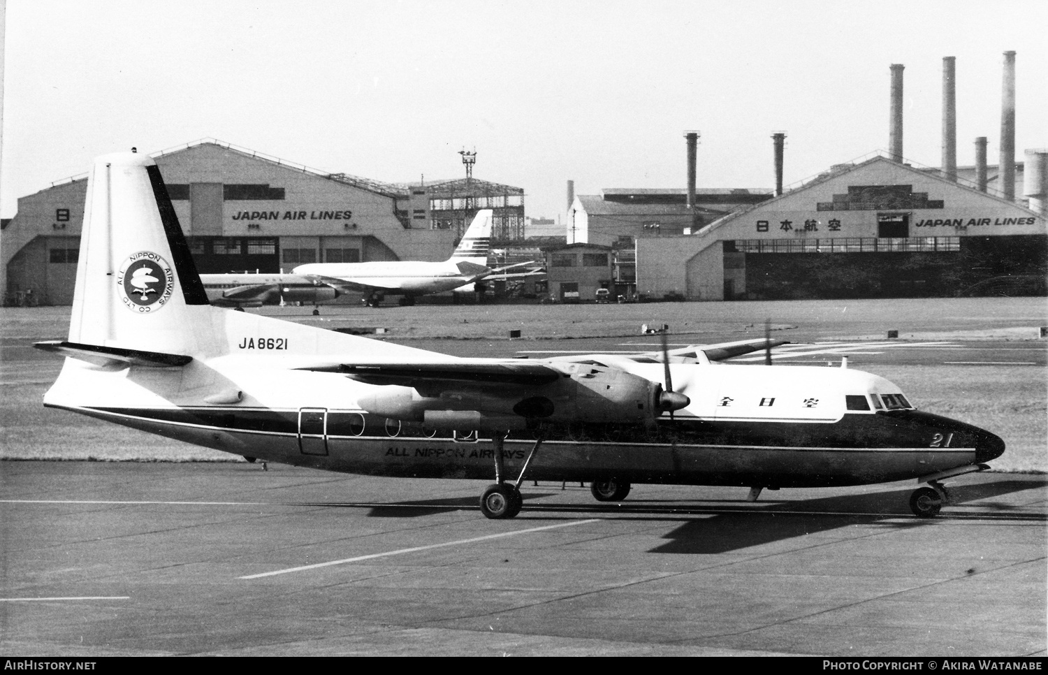 Aircraft Photo of JA8621 | Fokker F27-200 Friendship | All Nippon Airways - ANA | AirHistory.net #797014