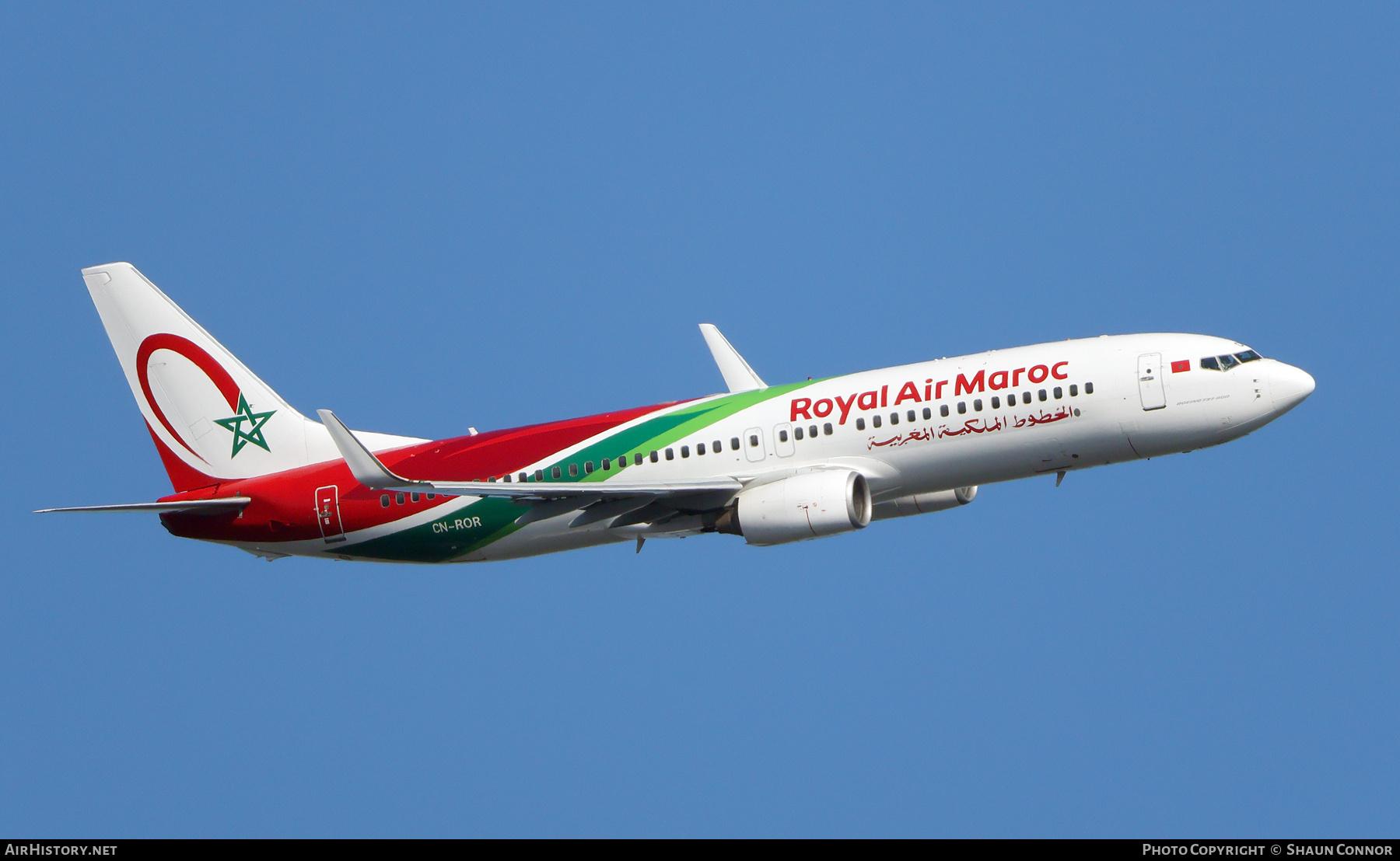Aircraft Photo of CN-ROR | Boeing 737-8B6 | Royal Air Maroc - RAM | AirHistory.net #797046