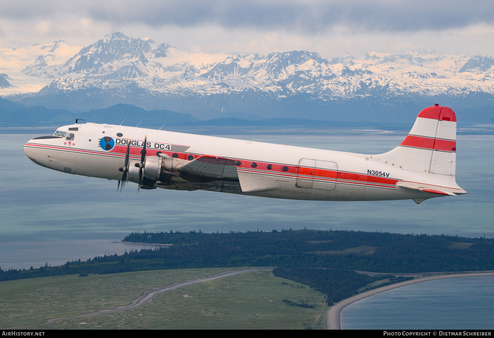 Aircraft Photo of N3054V | Douglas C-54Q Skymaster | Alaska Air Fuel | AirHistory.net #797050