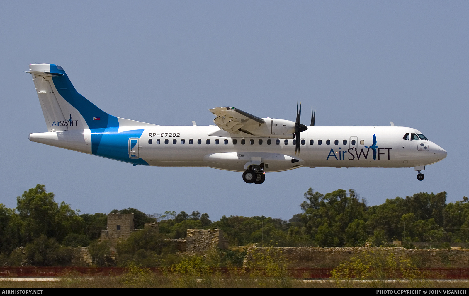 Aircraft Photo of RP-C7202 | ATR ATR-72-600 (ATR-72-212A) | AirSwift | AirHistory.net #797055