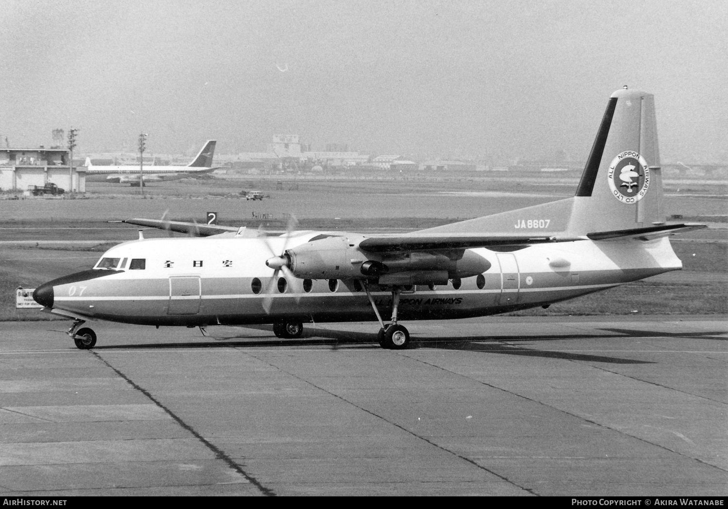 Aircraft Photo of JA8607 | Fokker F27-200 Friendship | All Nippon Airways - ANA | AirHistory.net #797059
