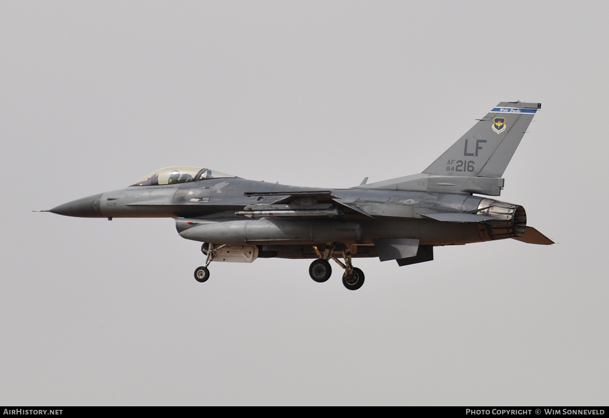Aircraft Photo of 84-1216 / AF84-216 | General Dynamics F-16C Fighting Falcon | USA - Air Force | AirHistory.net #797064