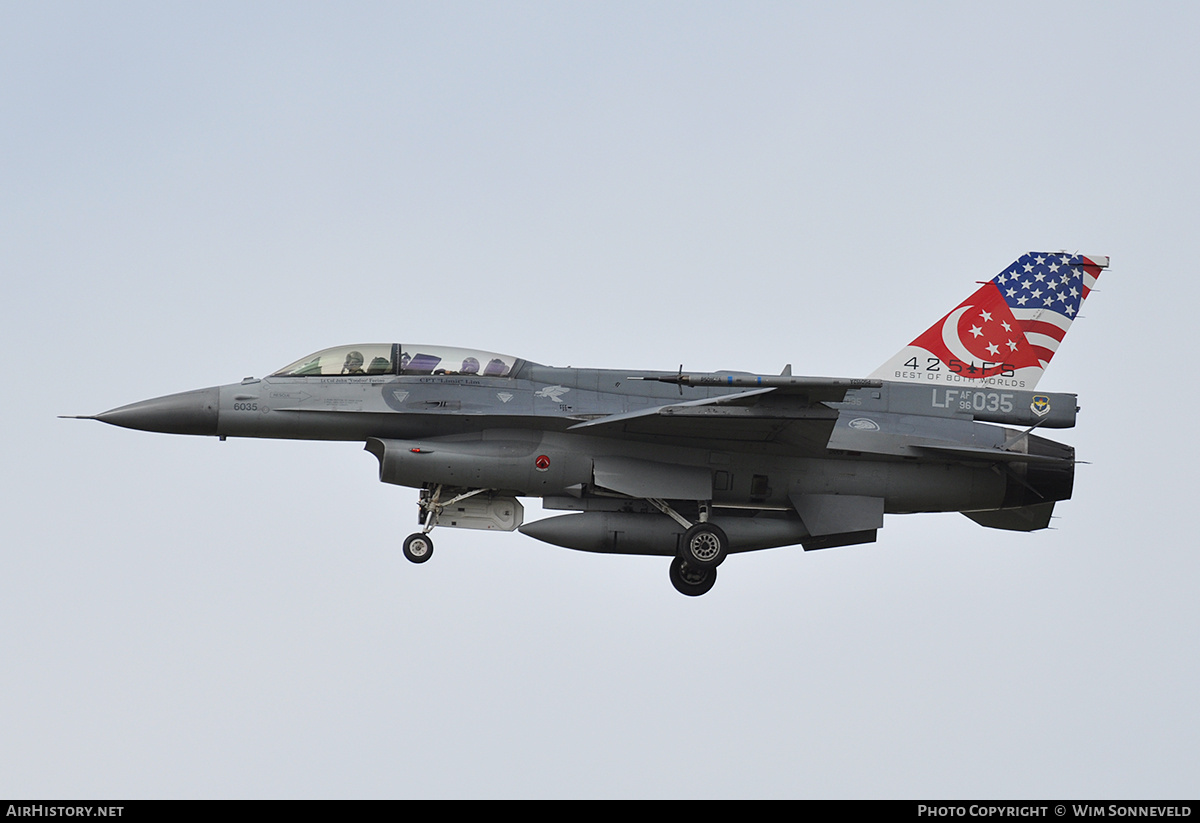 Aircraft Photo of 96-5035 / AF96-035 | Lockheed Martin F-16D Fighting Falcon | Singapore - Air Force | AirHistory.net #797081